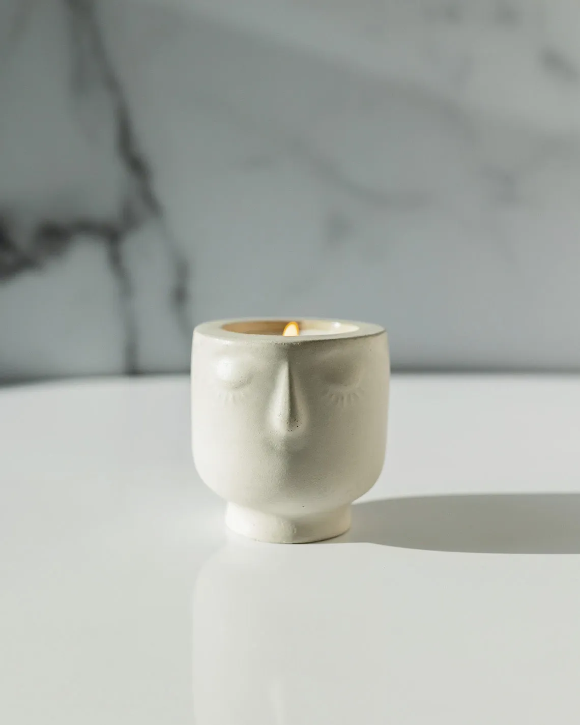 100% HomeBody Coconut Soy Candle -  Modern Face Vessel
