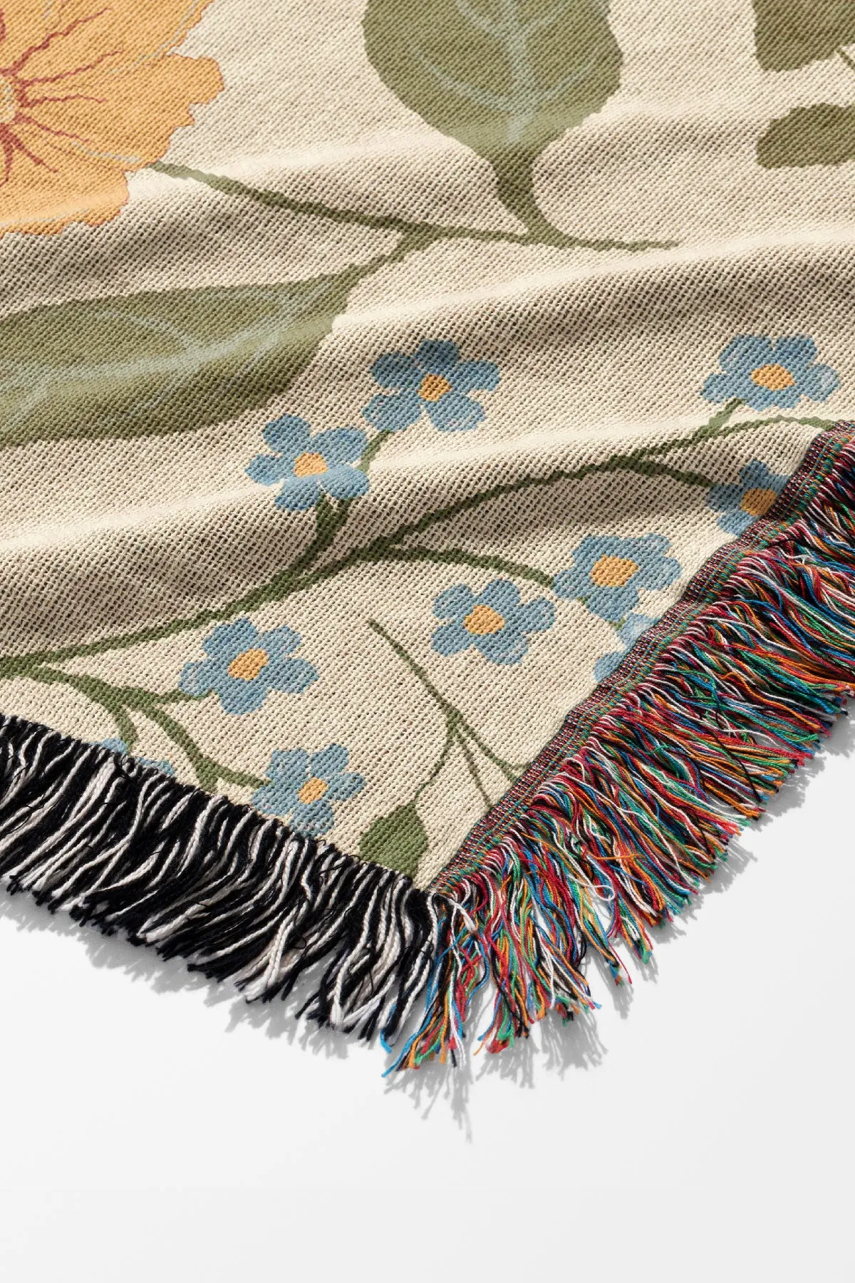 Amarina Melon by Elissa Rua Jacquard Woven Blanket (Yellow)
