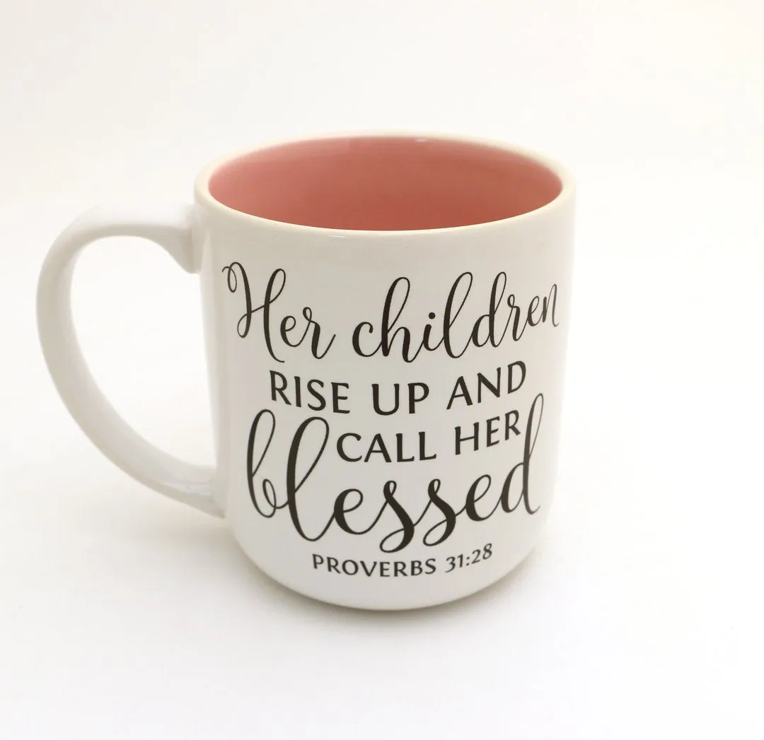 Blessed Mama Mug by Lenny Mud