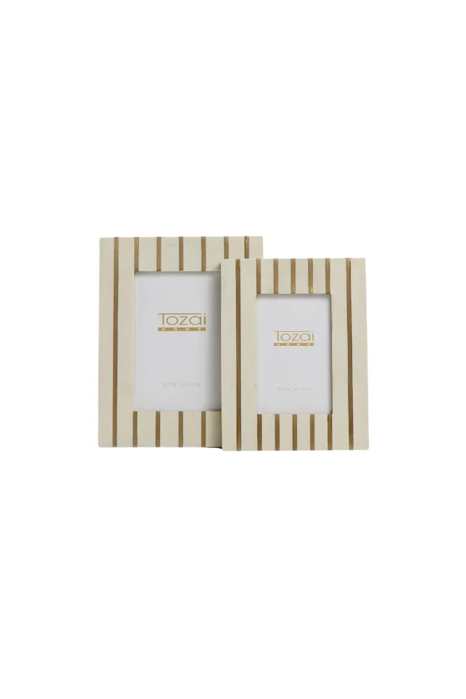 Brass Inlay Lines Frame