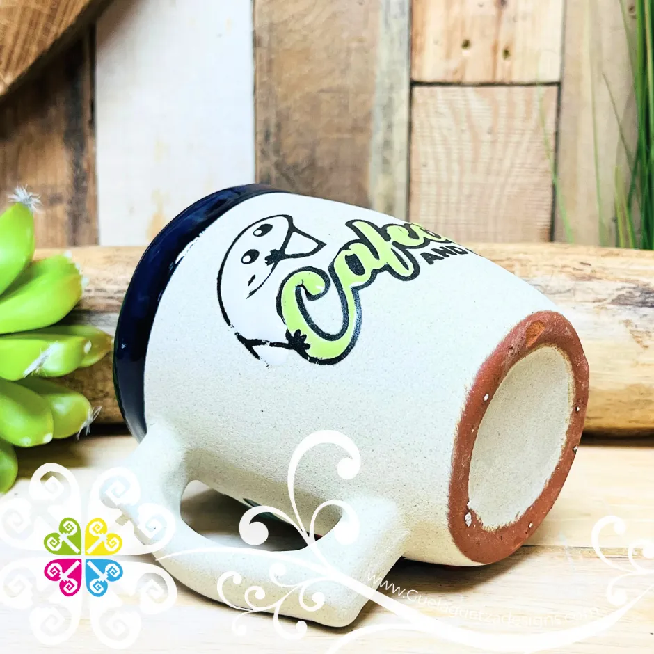 Cafecito & Chisme Single Clay Mugs - Taza Barro