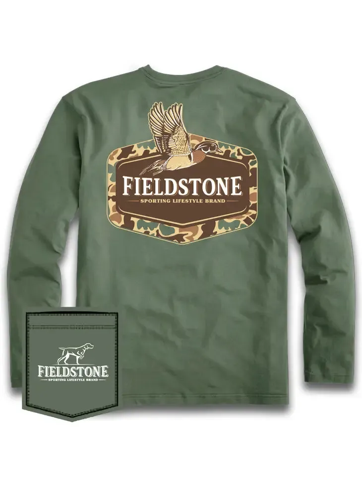 Camo Wood Duck L/S Tee