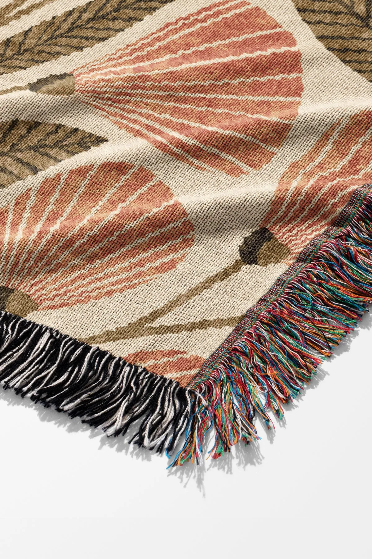 Cecile By Amy MacCready Jacquard Woven Blanket (Beige)