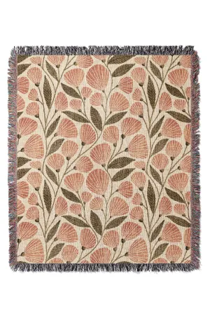 Cecile By Amy MacCready Jacquard Woven Blanket (Beige)