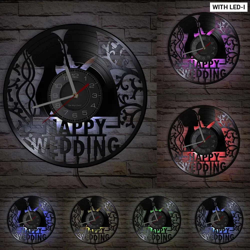 Custom 1st Anniversary Wall Clock for Him/her