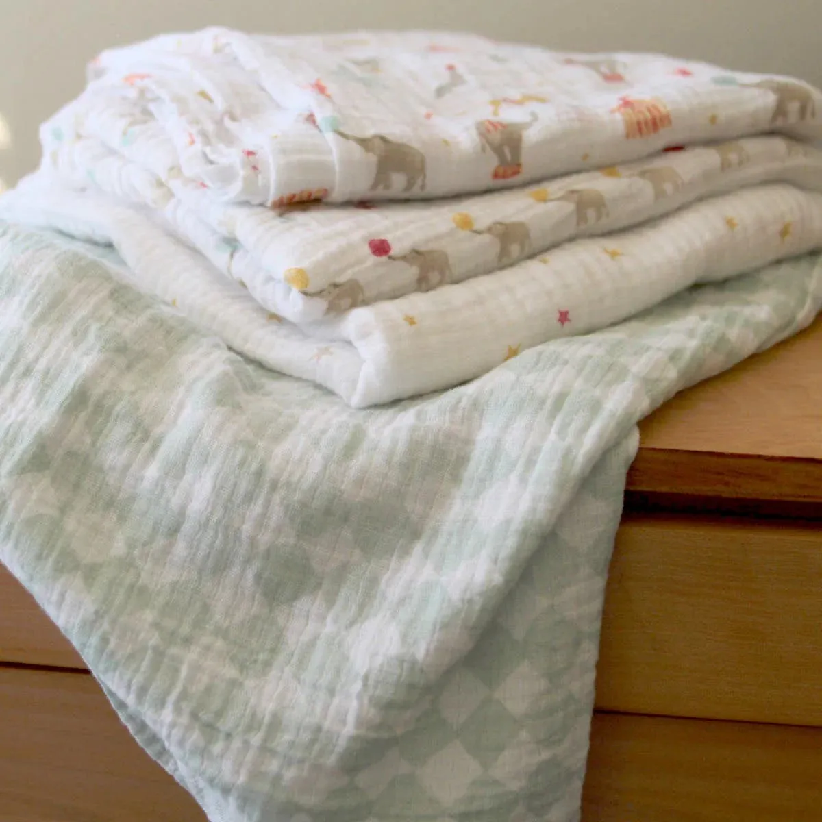 Essentials Cotton Muslin Swaddles 4 Pack
