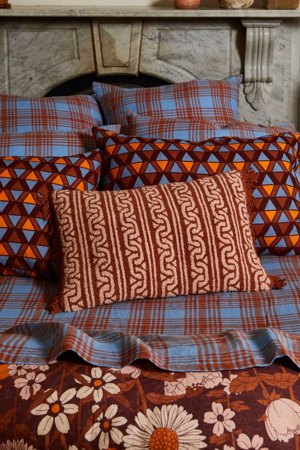 Fidel Punch Needle Cushion