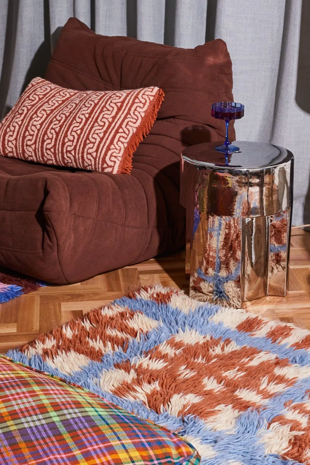 Fidel Punch Needle Cushion
