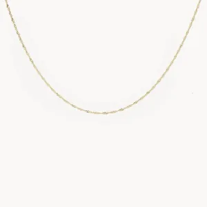 Lightning Strikes Choker Necklace (10K Gold)