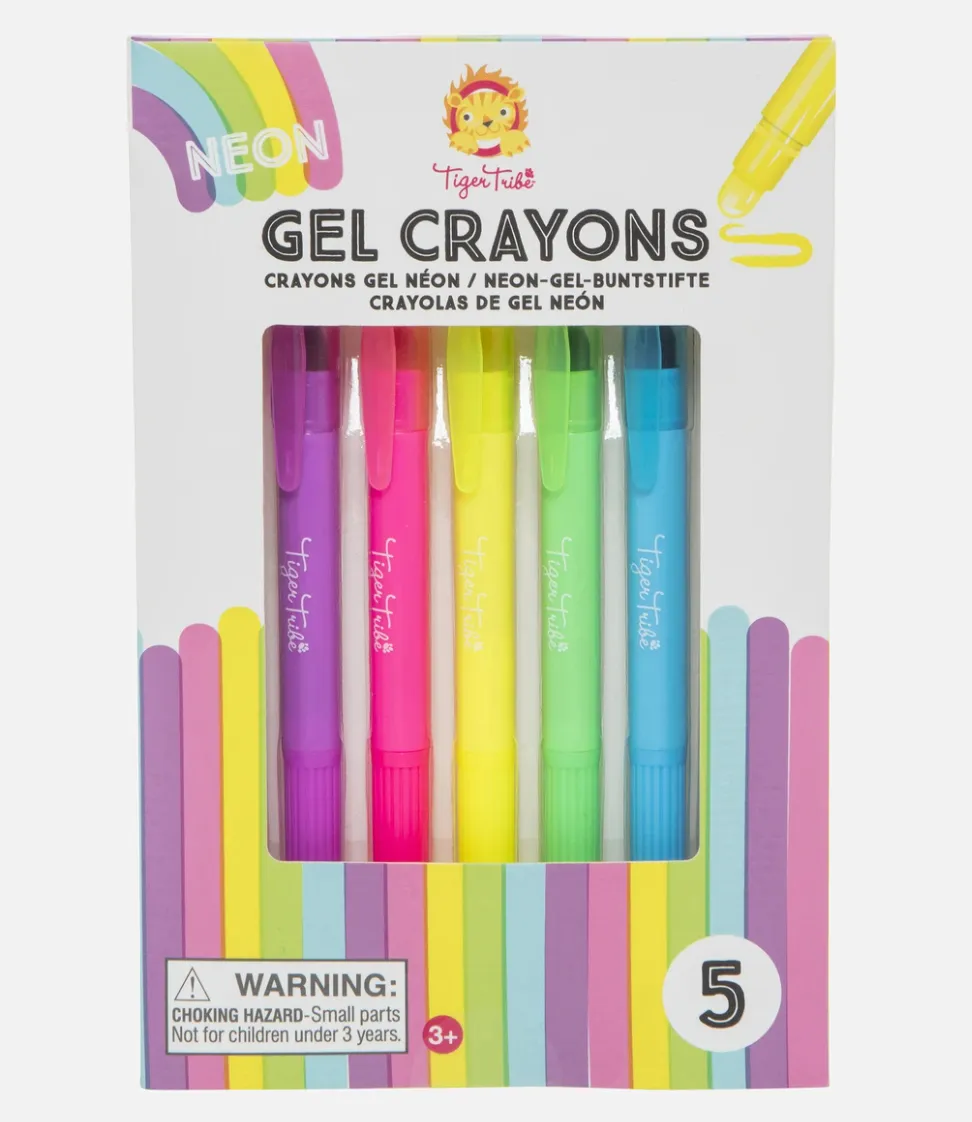 Neon Gel Crayons | Tiger Tribe