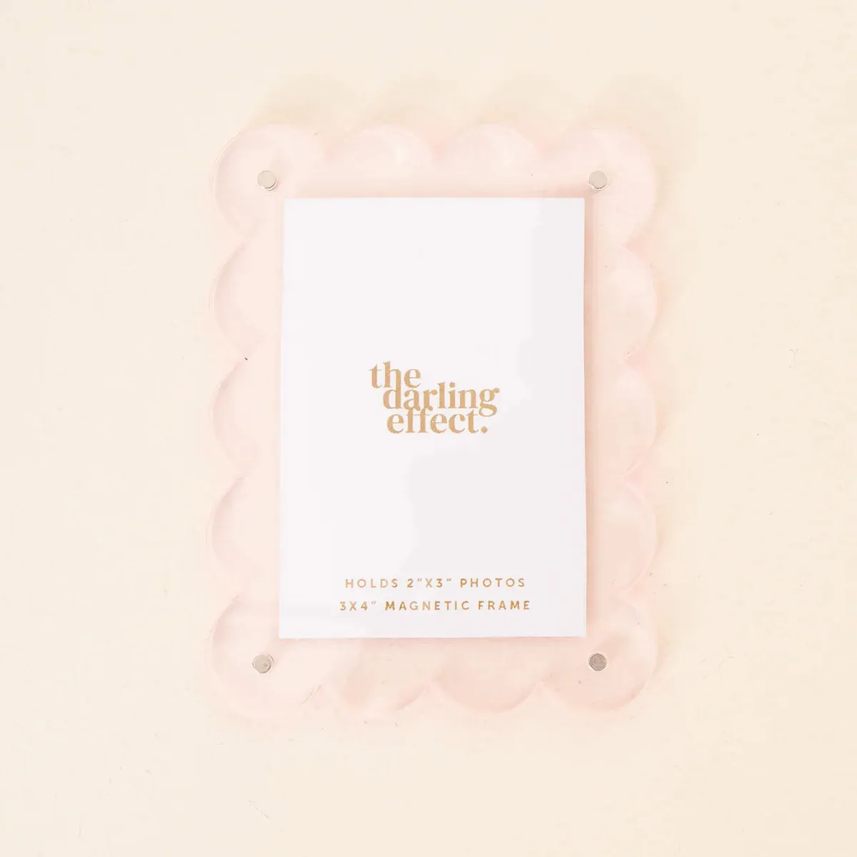 Pale Pink Mini Acrylic Frame Magnet