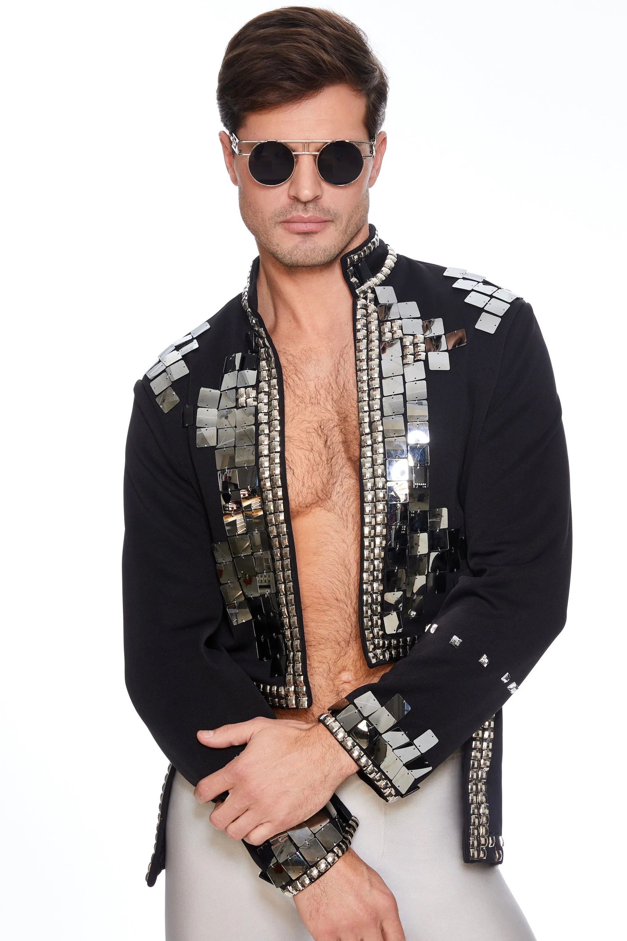 Rebel Yell  Black and Silver Lens Jacket