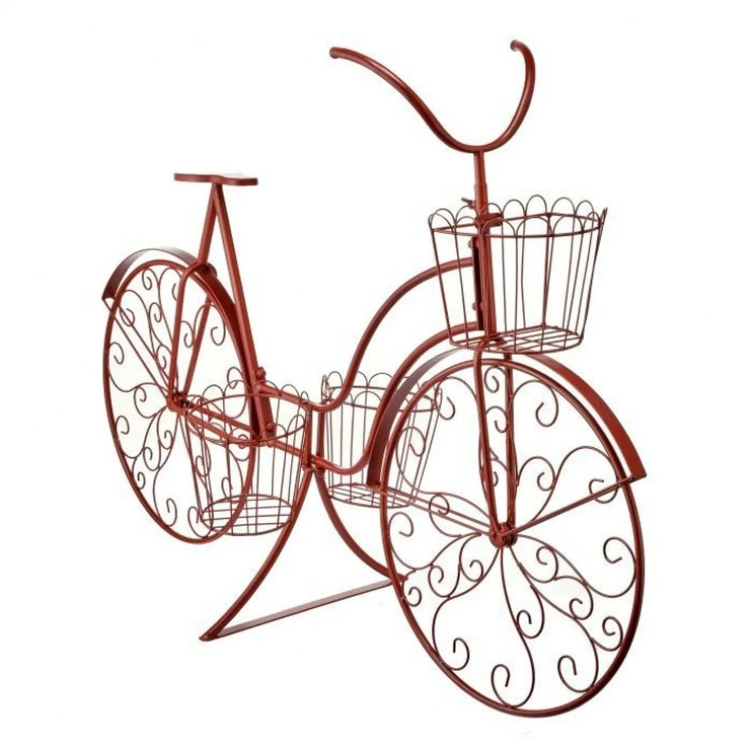 Regency International Metal KD Garden Bicycle with Planters 48"