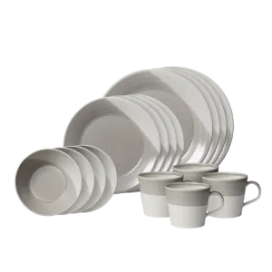 Royal Doulton Grey Bowls of Plenty 16 Piece Set