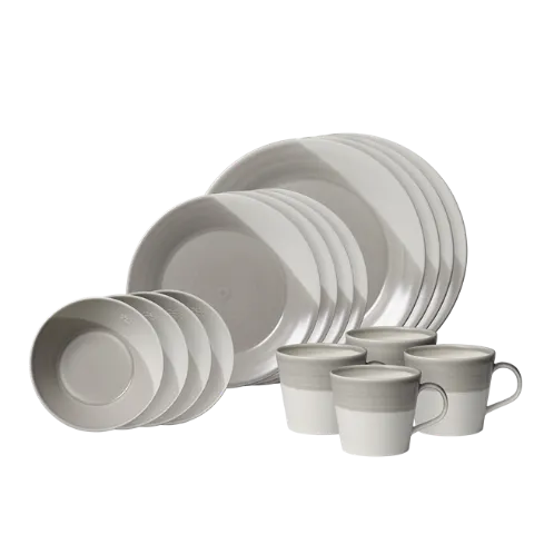 Royal Doulton Grey Bowls of Plenty 16 Piece Set