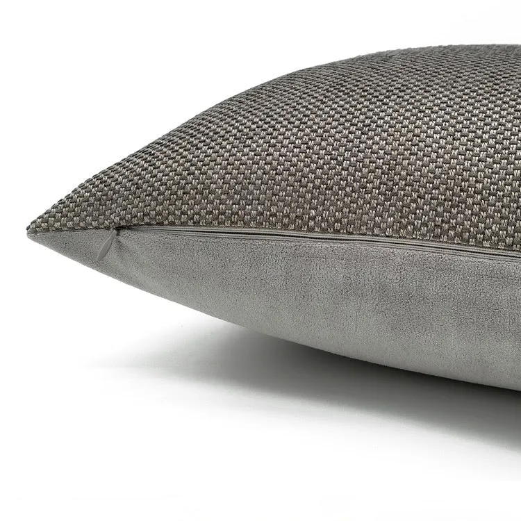 Shades of Grey Textured Throw Cushion