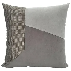 Shades of Grey Textured Throw Cushion