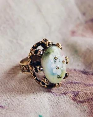 Vintage Dried Florals Ring