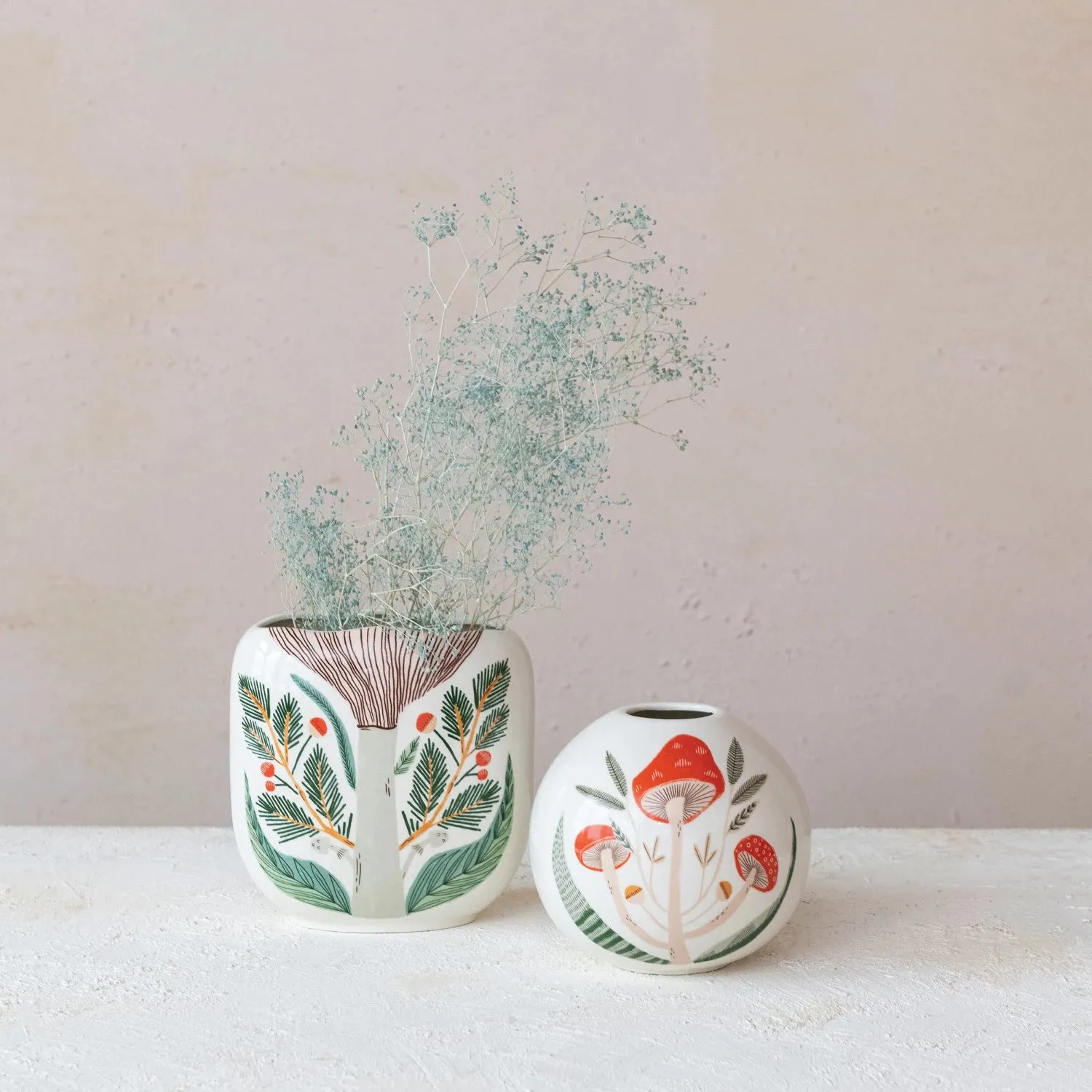 Woodland Mushroom Vase